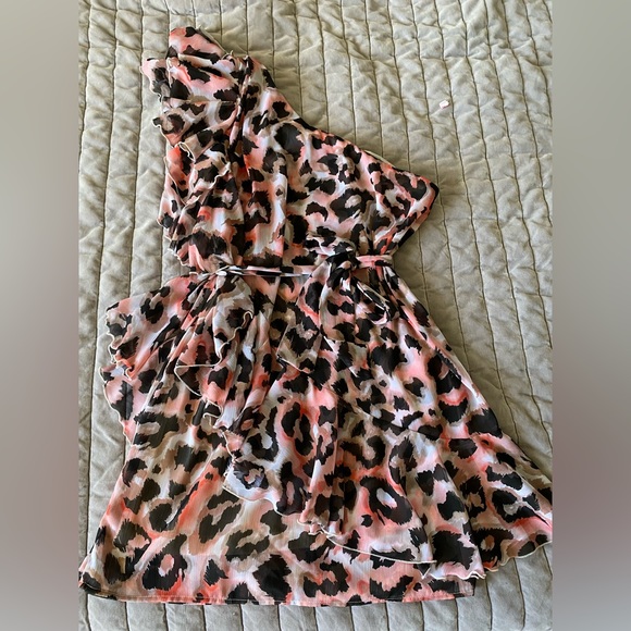 Grass Collection Junior Leopard Dress Size 9 - Picture 1 of 3